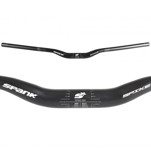 Cintre SPANK SPIKE 800 RACE LTD Rise 30 Mm 31,8/800 Mm Noir/Gris 1 Cintre SPANK SPIKE 800 RACE LTD Rise 30 Mm 31,8/800 Mm Noir/Gris
