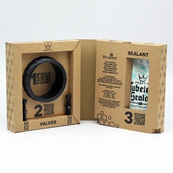 Kit De Conversion Tubeless PEATY'S XC / Urbain 25 Mm 1 Kit De Conversion Tubeless PEATY'S XC / Urbain 25 Mm