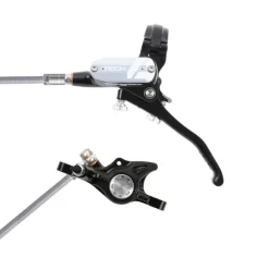 Frein Arrière HOPE TECH 4 X2 BRAIDED Sans Disque Argent