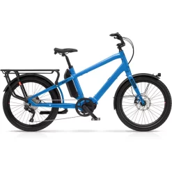 Vélo Cargo Électrique BENNO BIKES BOOST 10D Performance CX DIAMANT Bleu 2022