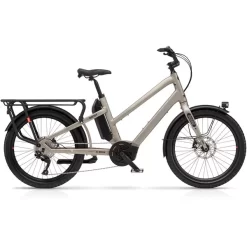 Vélo Cargo Électrique BENNO BIKES BOOST 10D EASY ON Performance TRAPEZ Gris 2022