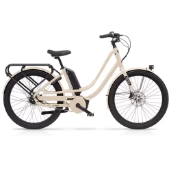 Vélo Cargo Électrique BENNO BIKES EJOY 5I EASY ON WAVE Beige 2022