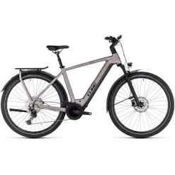 Vélo De Randonnée Électrique CUBE KATHMANDU HYBRID PRO 750 DIAMANT Gris/Brun 2023