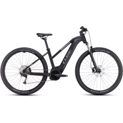 VTT Électrique CUBE REACTION HYBRID PERFORMANCE 625 27,5/29" Femme Noir 2023