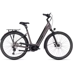 Vélo De Randonnée Électrique CUBE SUPREME SPORT HYBRID SLX 625 WAVE Marron 2023 -Vélos Et Accessoires Cube Supreme Sport Hybrid SLX 625 Easy Entry lila schwarz5B600x6005D 6