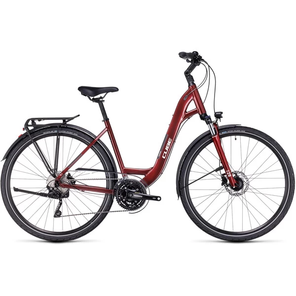 Vélo De Randonnée CUBE TOURING EXC WAVE Rouge 2023 7 Vélo De Randonnée CUBE TOURING EXC WAVE Rouge 2023 – Image 7