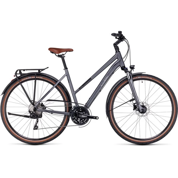 Vélo De Randonnée CUBE TOURING EXC TRAPEZ Gris 2023 7 Vélo De Randonnée CUBE TOURING EXC TRAPEZ Gris 2023 – Image 7