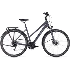 Vélo De Randonnée CUBE TOURING ONE TRAPEZ Gris 2023 -Vélos Et Accessoires Cube Touring ONE Trapez grau schwarz5B600x6005D 6