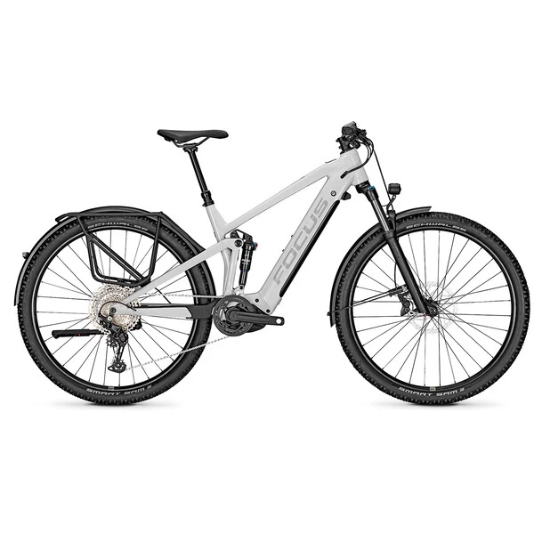 Vélo De Randonnée Électrique FOCUS THRON² 6.7 EQP 29" DIAMANT Gris 2022 5 Vélo De Randonnée Électrique FOCUS THRON² 6.7 EQP 29" DIAMANT Gris 2022 – Image 5