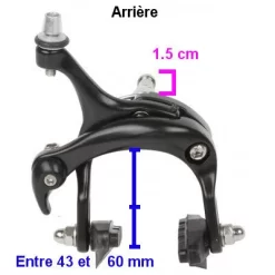Etriers De Frein Vélo De Route Hauteur 43 à 60 Mm Caliper -Vélos Et Accessoires etriers de frein velo de route hauteur 43 a 60 mm caliper full 3