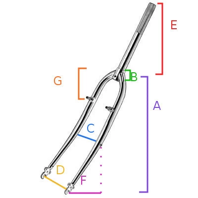 Point Fourche Vélo 26 Pouces Ahead 1" 1/8 Chrome 2 Point Fourche Vélo 26 Pouces Ahead 1" 1/8 Chrome – Image 2