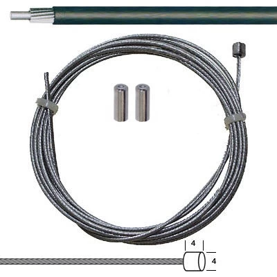 Promax Kit Câble Et Gaine De Dérailleur Pour Vélo 1 Promax Kit Câble Et Gaine De Dérailleur Pour Vélo