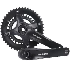 Pédalier Double Plateaux Vélo 7/8V 30/46 Dents Tourney Shimano