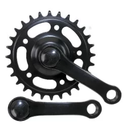 Messingschlager Pédalier Mono Plateau Pour Vélo Enfant De 12 Pouces