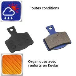 Plaquettes Organiques Frein à Disque Vélo Magura MT2.4.6.8 Paire -Vélos Et Accessoires plaquettes organiques frein a disque velo magura mt2 4 6 8 paire full 4