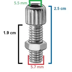 Point Vis De Réglage De Cable De Frein De Vélo -Vélos Et Accessoires vis de reglage de cable de frein de velo full 4